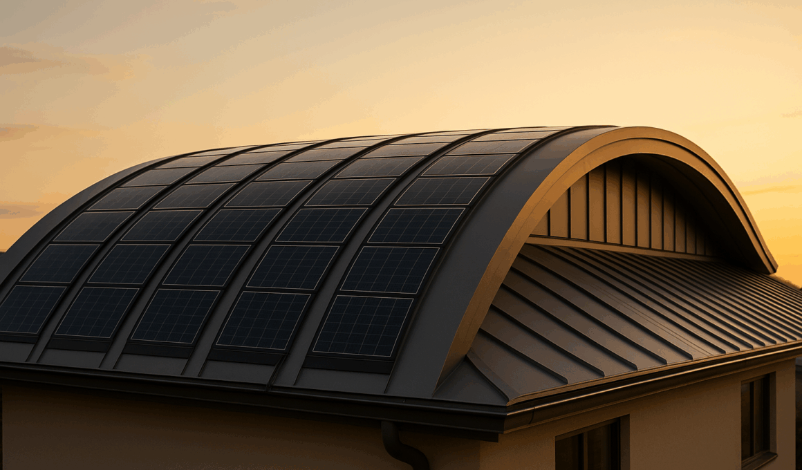 Pot fi montate panouri solare pe suprafețe neregulate sau curbe